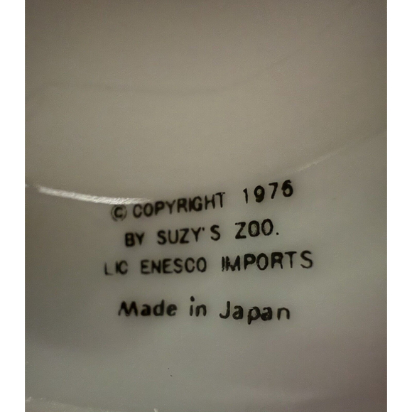 Vintage 1976 Enesco Bell Frog Sledding Suzy’s Zoo Winter Holiday Christmas Ornam - Picture 3 of 7